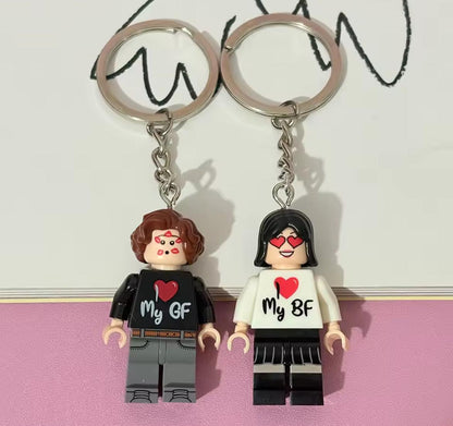 Breloc LEGO cu voi doi (2 bucăți)